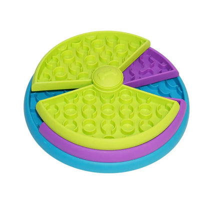 PupIQ Interactieve Voederdispenser | Traint Cognitieve Vaardigheden & Vertraagt Eettempo | Geschikt voor Honden en Katten | Antislip Onderkant