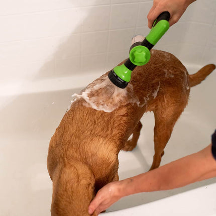 StressFree Hondendouche™ | Gemakkelijke en Efficiënte Reiniging voor Jouw Hond | Zachte Waterstraal en Shampoedispenser | Ideaal voor Alle Hondenmaten
