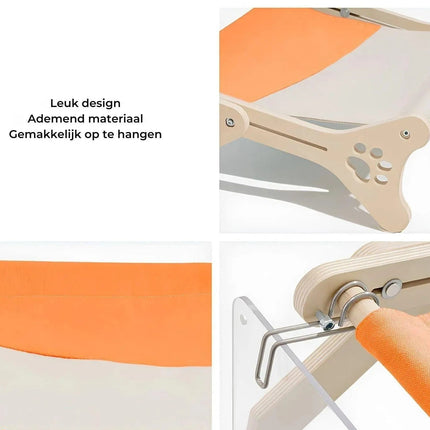Sunny Spot Bed | Spaziosa cuccia per gatti con ventose per la finestra