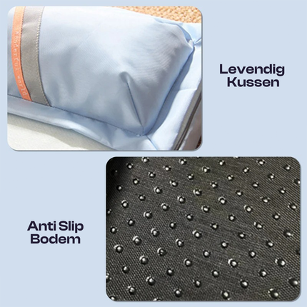 Koel IJszijde Kussen Voor Honden | Orthopedisch | Verbeterd Comfort | Blauw | S, M, L, XL
