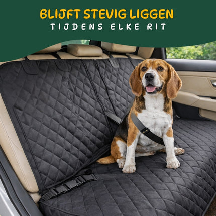 Waterdichte Honden Autodeken | Achterbank Bescherming | 600D Oxford Materiaal | Universele Pasvorm | Antislip Onderzijde | Zijkant Bescherming