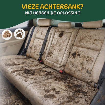 Waterdichte Honden Autodeken | Achterbank Bescherming | 600D Oxford Materiaal | Universele Pasvorm | Antislip Onderzijde | Zijkant Bescherming