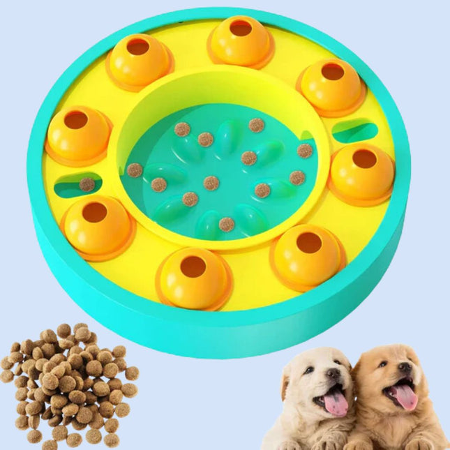Interactief hondenspeelgoed voor traktaties | Mentale stimulatie en langzaam eten | Duurzaam en veilig puzzelspeelgoed voor honden