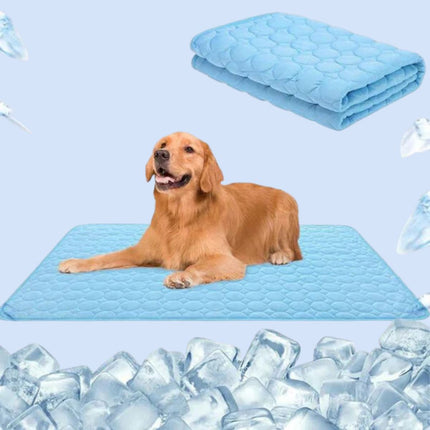FrostPaw koelmat voor huisdieren | Zelfkoelende mat zonder gel of giftige stoffen | Directe verkoeling voor hond en kat | Veilig en comfortabel loungen