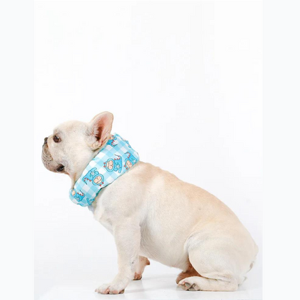 Honden Verkoeling Sjaal | Cartoonprint | Lichtgewicht | Ademend Polyester | Maten S M L