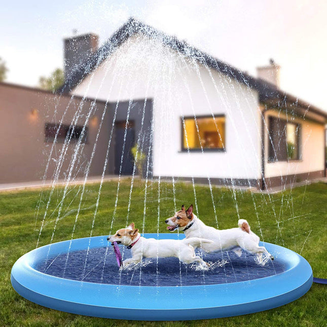 Interactieve Waterfontein voor Honden | Verkoeling en Plezier voor Zomerse Dagen | Veilig en Duurzaam Speelgoed voor Hondenruiters | Makkelijk aan te Sluiten op Tuinslang | Aanpasbare Waterstroom