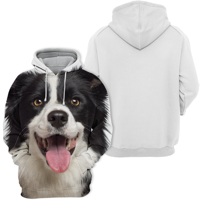 Unisex Trui | Border Collie Design | Comfortabele Mix van Polyester en Katoen | S-4XL