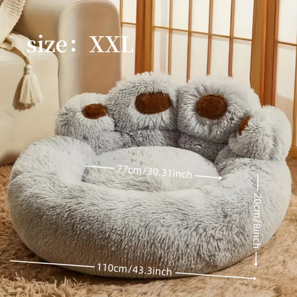 Luna | Luxe Pluche Ligbed | Voor Honden & Katten | Antislip | Wasbaar | Zacht Wintercomfort