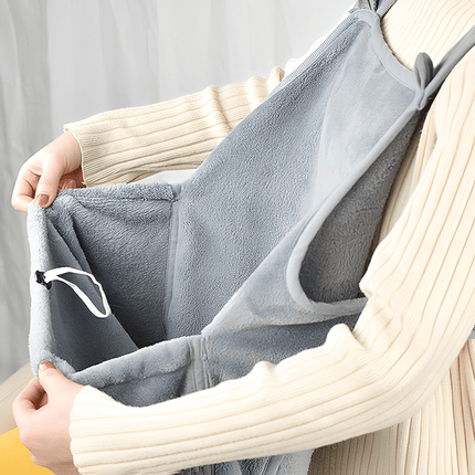 AproNest | Soporte portátil de peluche para gatos | Comodidad manos libres | Calidez y seguridad | Ideal para acurrucarse