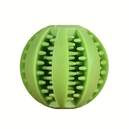 Hondenspeeltje | Kauwspeelbal voor Kleine Honden | Interactieve Elastische Voerbal | Tandreiniging | Plastic | Huisdieraccessoires