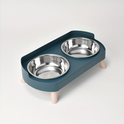 Roestvrijstalen Kattenvoerbak & Waterdispenser