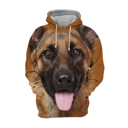 Dierenprint Trui | Comfortabel Polyester & Katoen | Maat S-4XL | Zachte Duitse Herder Design | Hoogwaardige Kleurenprint | Stretchmateriaal | Geschikt voor Dierenliefhebbers | Voor elke Gelegenheid