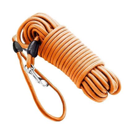 Nylon Training Lijn Voor Honden | Lange Lijn 5M 10M 15M | Ergonomisch Handvat | Diverse Kleuren