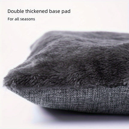 Driehoekig Kattennest van Katoen | Knusse en Veilige Slaapplek voor Katten tot 6 kg | Modern en Comfortabel Huisdierbed | Geschikt voor Binnen en Buiten