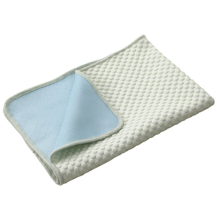 Zachte Koelmat voor Huisdieren | Duurzaam en Snel Koelend | Verkrijgbaar in XS-XXL | Veelzijdig Gebruik | Blauw, Roze, Beige, Grijs, Groen