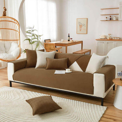 Belle | Luxueuze Chenille Stof | Vissengraat Textuur | Meerdere Maten | Antislip Onderkant | Zachte Ondersteuning | Machinewasbaar