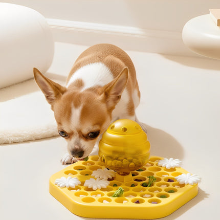 Miska na karmę Buzzl z antypoślizgową powierzchnią | Układanka antypoślizgowa dla psów | Wyzwanie żywieniowe | Stymulacja intelektualna