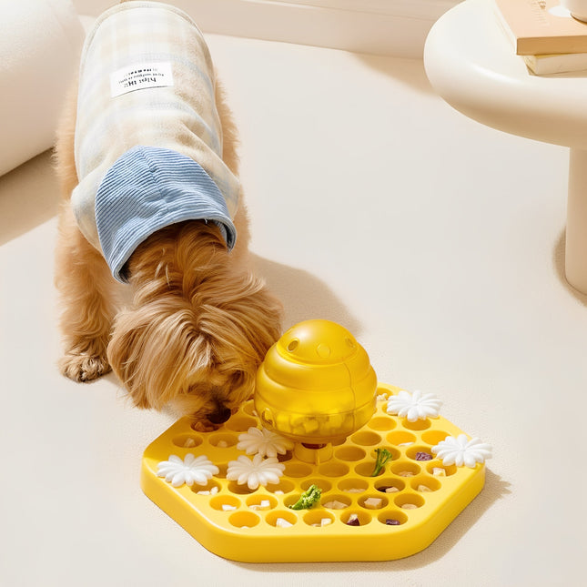 Buzzl Food Bowl with Non-Slip | Anti-Guard Puzzle for Dogs | Eating Challenge | Intellectual Stimulation