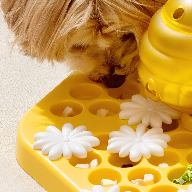 Buzzl Food Bowl with Non-Slip | Anti-Guard Puzzle for Dogs | Eating Challenge | Intellectual Stimulation