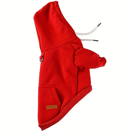 Suéter con capucha para perro | Apto para schnauzers | Pomeranias | Teddy | Diseño tipo jersey | 65 % algodón | Tejido de punto | Lavado a mano | Ideal para razas pequeñas | Fabricado en Guangdong, China