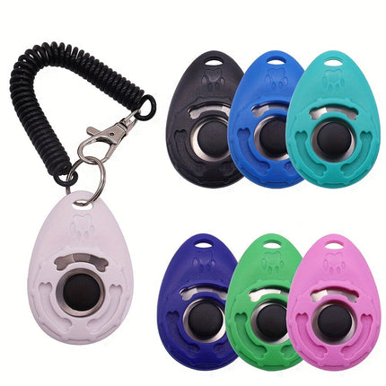 Hondentrainingsknop voor gedragsverbetering | Comfortabele rubberen grip | Eenvoudig in gebruik | Geschikt voor alle honden | Lichtgewicht en compact ontwerp
