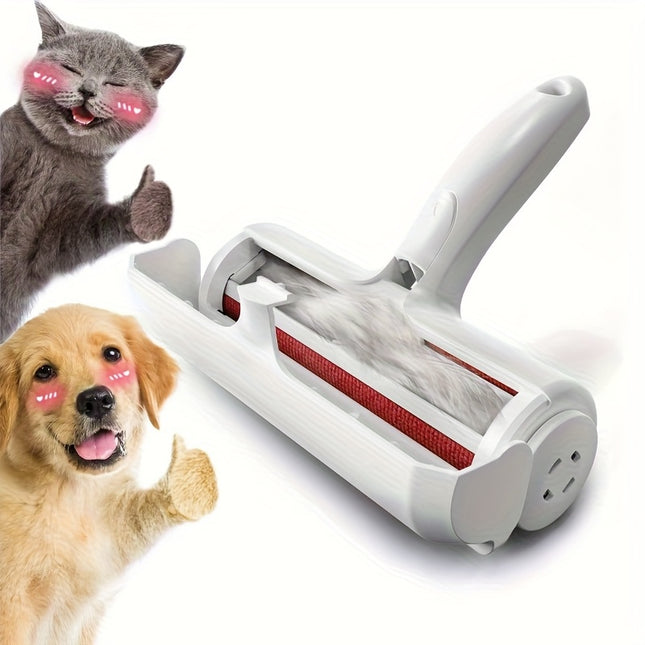 Pet Hair Remover | Lint Roller Suitable for Furniture | Car | Carpet | Reusable | Self-Cleaning Base