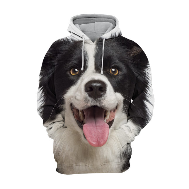 Unisex Trui | Border Collie Design | Comfortabele Mix van Polyester en Katoen | S-4XL