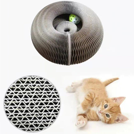 Lola | Duurzaam Krabmeubel Met Gratis Speelballetje | Stressverlagend Kattenplezier