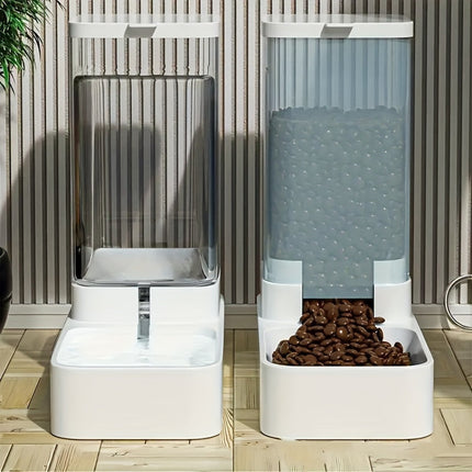 Huisdieren Voer- en Drinkfles Automatisch | Zwaartekracht Systeem | Duurzaam Kunststof