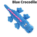 Blauwe krokodil
