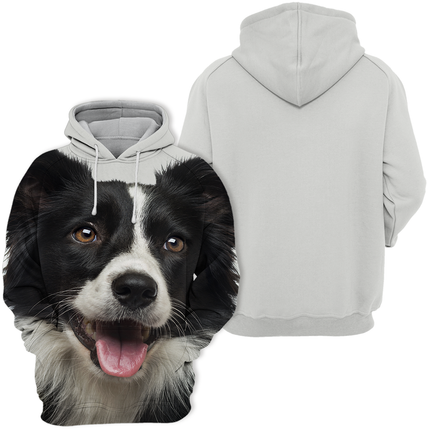 Warme Herentrui | Ideaal voor Border Collie Fans | Zacht Polyester-Katoen Mix | Maattabel S-4XL | Hoge Resolutie Print