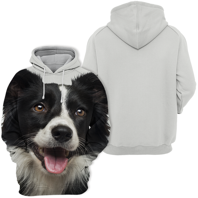 Warme Herentrui | Ideaal voor Border Collie Fans | Zacht Polyester-Katoen Mix | Maattabel S-4XL | Hoge Resolutie Print