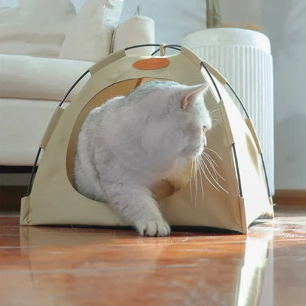 Nala | Uitvouwbare Luxe Kattenhut | Draagbaar Ontwerp | Duurzaam en Comfortabel