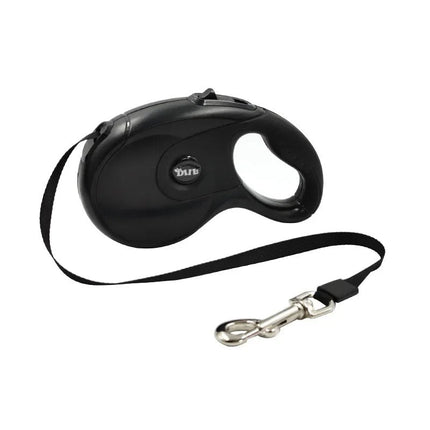 Intrekbare Riem voor Honden | 8 Meter | Met Vergrendelingsmechanisme | Poepzakjesdispenser Ingebouwd | Comfortabele Handgreep | Geschikt voor Kleine en Grote Honden | Zwart of Wit