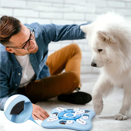 Interactieve Voerbak Hond | Langzaam Eten Bevorderen | Mentale Stimulatie | BPA-vrij | Antislip