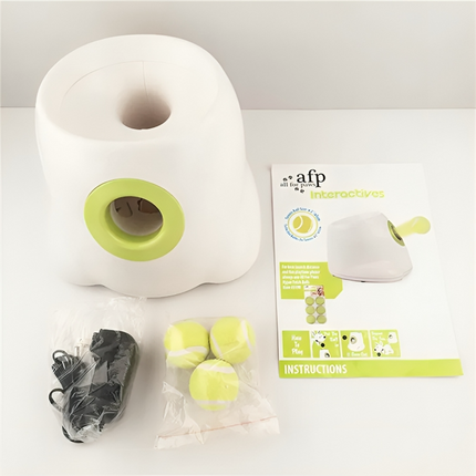 AutoFetch | Slimme Automatische Balwerper Met Infraroodsensor Voor Actieve Honden En Katten | Drie Afstandsniveaus | Inclusief 3 Tennisballen