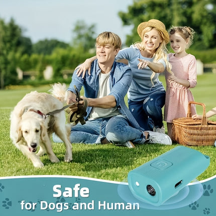 Dissuasore sonoro YNF per cani | Ricaricabile | Polimeri di litio | Tecnologia antiabbaio | Senza fili | Alimentato tramite USB | Addestramento animali | Scale per cani | Accessori per cani | Prodotto in Cina
