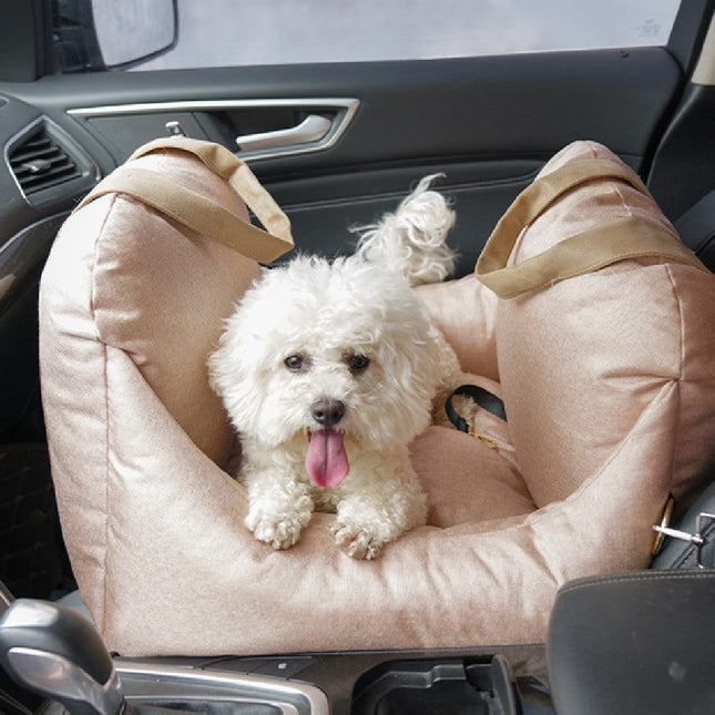Pluizige Huisdierverblijf | Comfortabele Kennel | 52x52x44cm | Antraciet Grijs, Beige, Licht Grijs