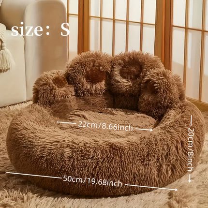 Luna | Luxe Pluche Ligbed | Voor Honden & Katten | Antislip | Wasbaar | Zacht Wintercomfort