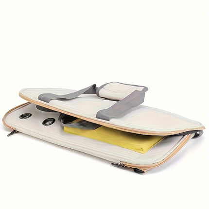 Transporter dla zwierząt | Wentylowany poliester | Przenośny i składany na jedno ramię | Konstrukcja kapsuły kosmicznej | Odpowiedni dla kotów i małych psów