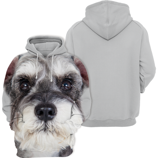 Zachte Dierenpullover Unisex | Voor Miniatuur Schnauzer Liefhebbers | Hoogwaardige Polyester Katoenmix | Beschikbaar in Maten S-4XL