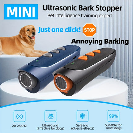 Anti-Bark Technology | Rechargeable | Sound Waves | USB Charging | Lithium Polymer | Dog Trainer | ABS Material