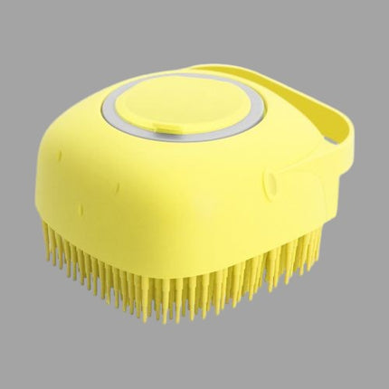 Hondenwasborstel met Shampoo Dispenser | Siliconen Borstelharen | Massage en Reiniging | Geschikt voor Alle Vachttypes | Huisdierverzorging