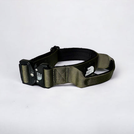 Collar táctico de nailon para perro | Naranja brillante | Duradero y cómodo | Calidad militar | Liberación rápida y palanca de control | Ideal para perros activos