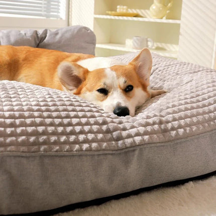 Hondenbed voor Grote Honden - Warm en Comfortabel Hondenmand met Antislip Onderkant, Gemakkelijk te Reinigen