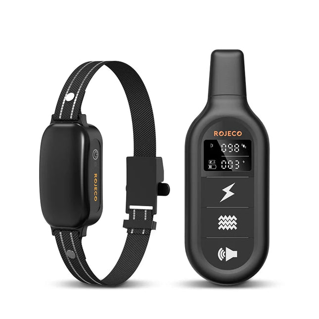 Collar de adiestramiento para perros | Resistente al agua IPX7 | Alcance de 1000 m | Sonido, vibración y descargas eléctricas | Inalámbrico | Perros de 4 a 55 kg