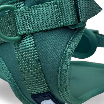 Pettorina regolabile arancione per cani | Nylon riflettente | Comfort imbottito | Controllo massimo | Resistente e resistente alle intemperie | Grado militare | Fodera in neoprene | Per cani attivi