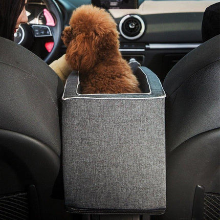 Huisdiervriendelijke Auto Reismand | Verstelbare Veiligheid en Comfort | Geschikt voor Alle Autostoelen