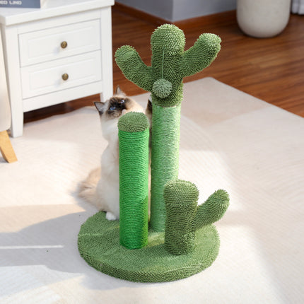Katten krabpaal cactusvorm | Duurzaam sisal en pluche | Speels krabmeubel voor katten | Beschermt meubels | Decoratief design