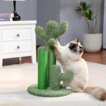 Katten krabpaal cactusvorm | Duurzaam sisal en pluche | Speels krabmeubel voor katten | Beschermt meubels | Decoratief design